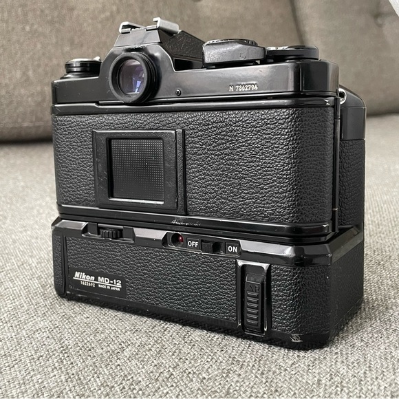 [SOLD] Nikon FM2n Black 35mm SLR Film Camera Body And MD-12 Motor Drive - Picture 12 of 16